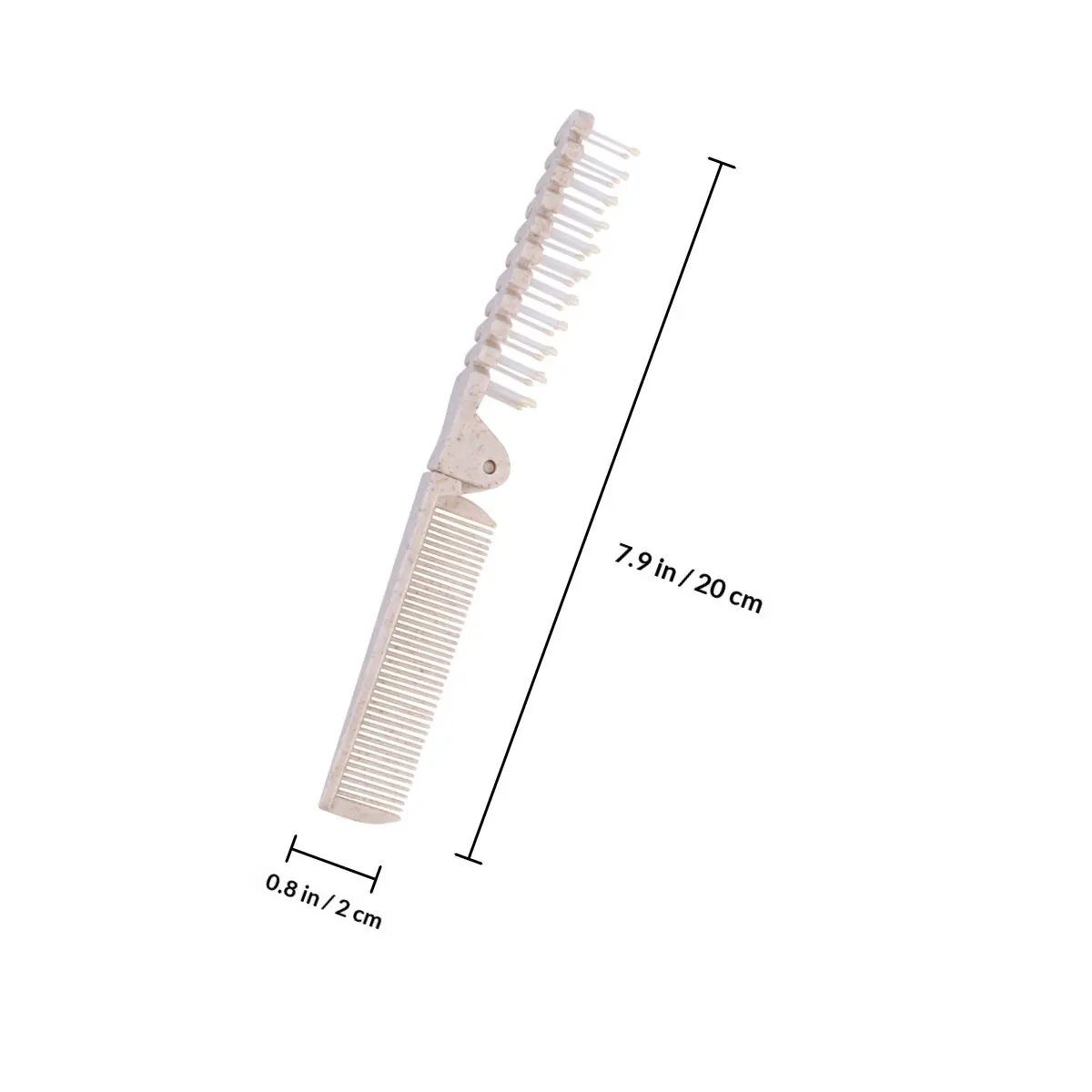 8Pcs Hair Folding Comb Double-Headed Foldable Anti-Static Travel Comb Mini Size Fits Purse Pocket Perfect Gift for Family