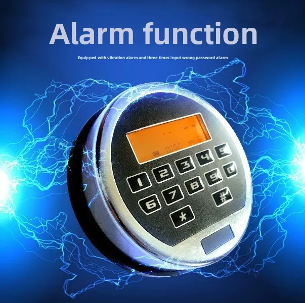 Round LCD Electronic Safe Lock Digital Combination for ATM Cabinet Vault Door