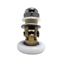 4pcs Shower Door Rollers/Wheels Universal eccentric pulley Stainless steel track eccentric adjustable bathroom pulley