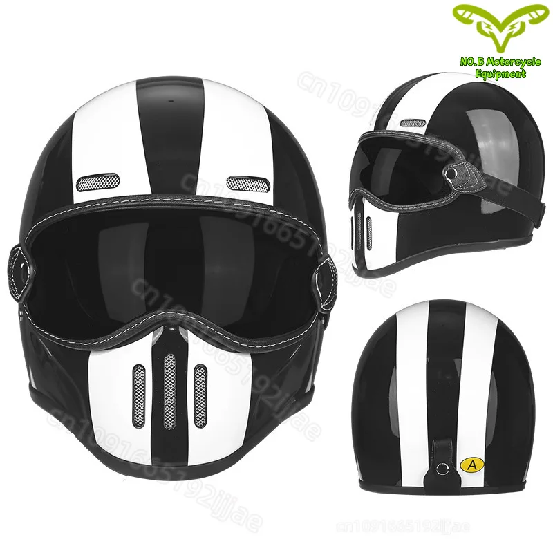 New Detachable lenses Full Face Helmets For 4 Seasons Women Men Motorcycle Helmet Motor Bike Moto Scooter Fiberglass Materials