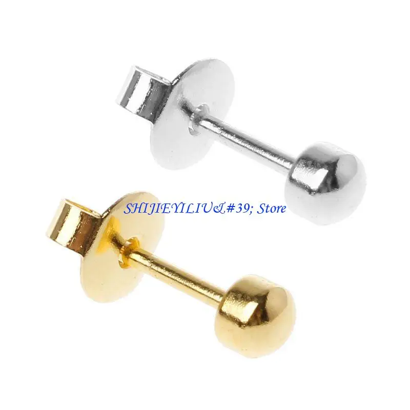 E21F 12 Pairs Ear Piercing Earring Disposable Set Ear Jewelry