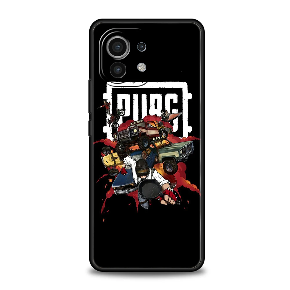 حافظة هاتف Game PUBG لهاتف شاومي Mi X3 X4 NFC F3 M3 M4 GT Note 9T 10T 10 11 Ultra 11T 11X 12 Pro Lite 5G حقيبة من السيليكون