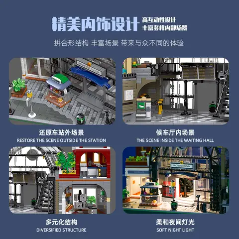 10 best sales लेगो ट्रेन स्टेशन - №4