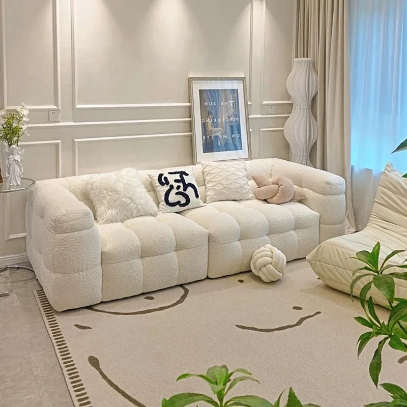 

Lounge White Living Room Sofas Cute Comfortable Large Size Relaxing Balcony Living Room Sofas Cheap Divano Library Furniture