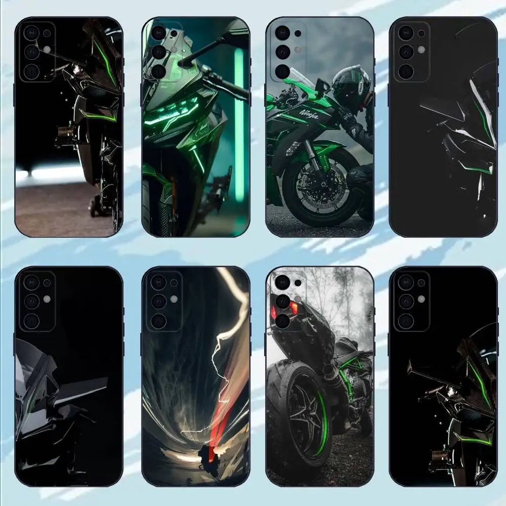 

Supercharged Hypersport Motorcycle N-Ninja H2-R Phone Case For Samsung S25,S24,S23,S22,S21,S20,Plus,lite Soft Black Shell