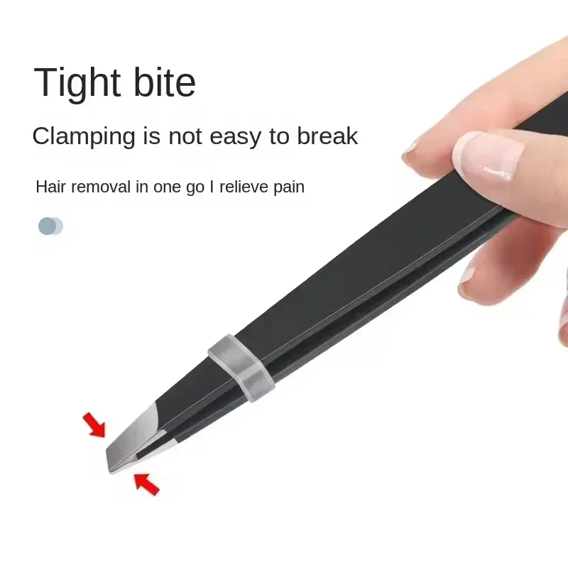 제거 메이크업 도구 5피스 스테인레스 스틸 뷰티 핀셋 세트 전문 눈썹 속눈썹 및 가는 머리카락