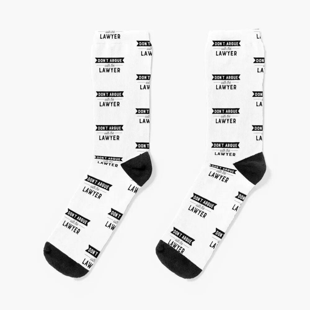 

Don't Argue With The Lawyer Socks Antiskid soccer socks colored socks socks designer brand Socks For Girls Men's