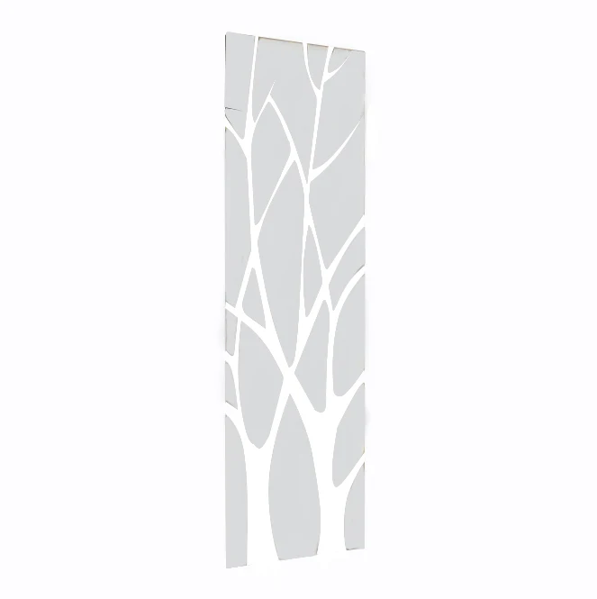 Pegatina de pared de espejo de árbol acrílico 3D, calcomanía de arte DIY extraíble, Mural de decoración del hogar, 100x28cm