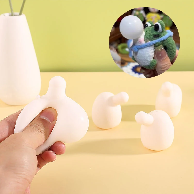 5 Stück Anti angst Squeeze Spielzeug DIY Zubehör für Erwachsene Blow Bubble Neuheit Prise Spielzeug Insert Ball für Autismus Kinder Stress Spielzeug