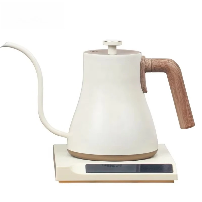 Electric Kettle Temperature Control - Edelstahl-Wasserkocher mit Schwanenhals, Kaffee- und Teekanne