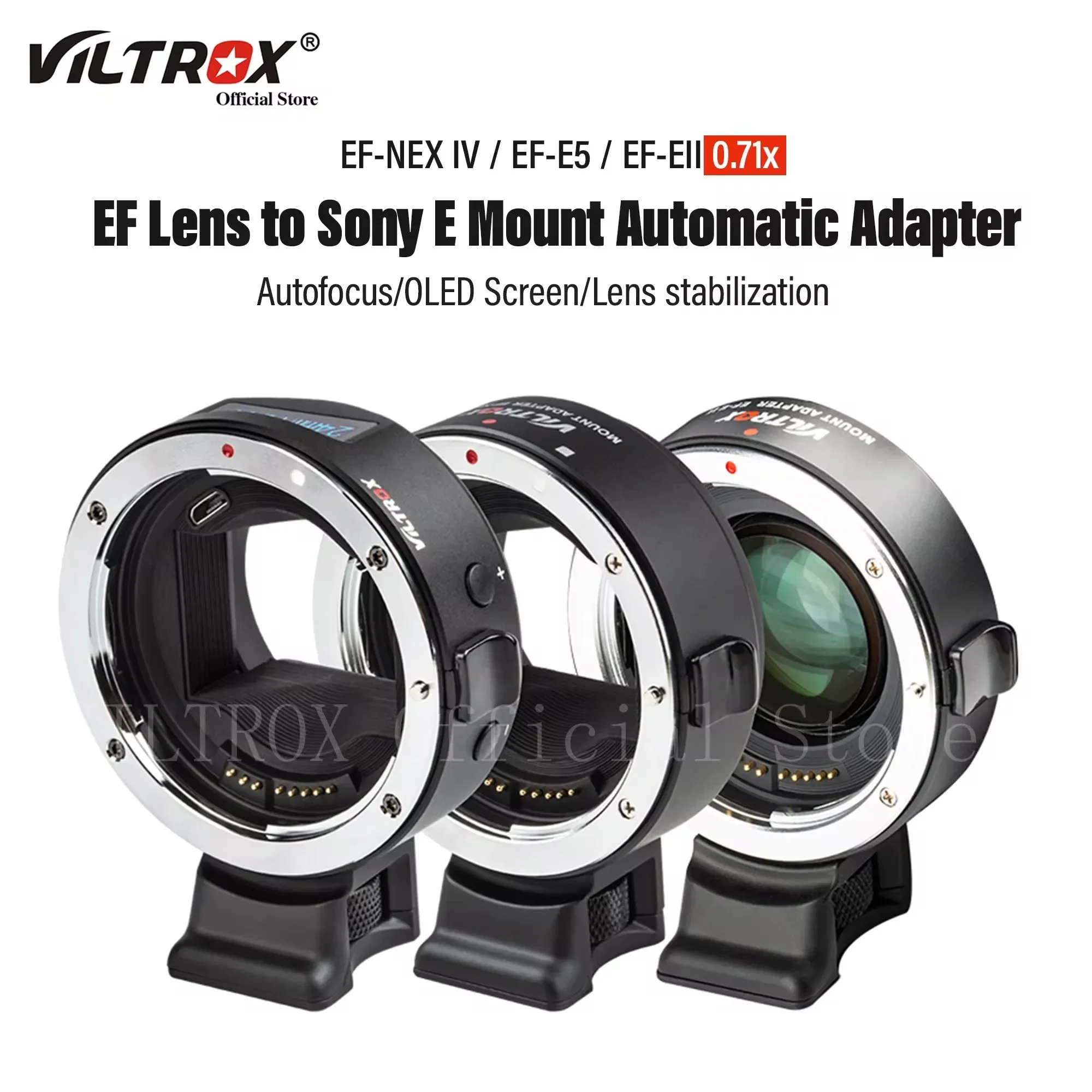 

Viltrox Amplificador Velocidad Para Camara Adaptador Lente Enfoque Automatico EF-NEX IV/E5/EII EF Can on so Ny E Mount A1 A7CA7