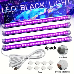 LED Black Light Bar,UV Blacklight,Glow in The Dark Party Supplies for Halloween, Birthday Decor, Room,Body Paint, Poster disco