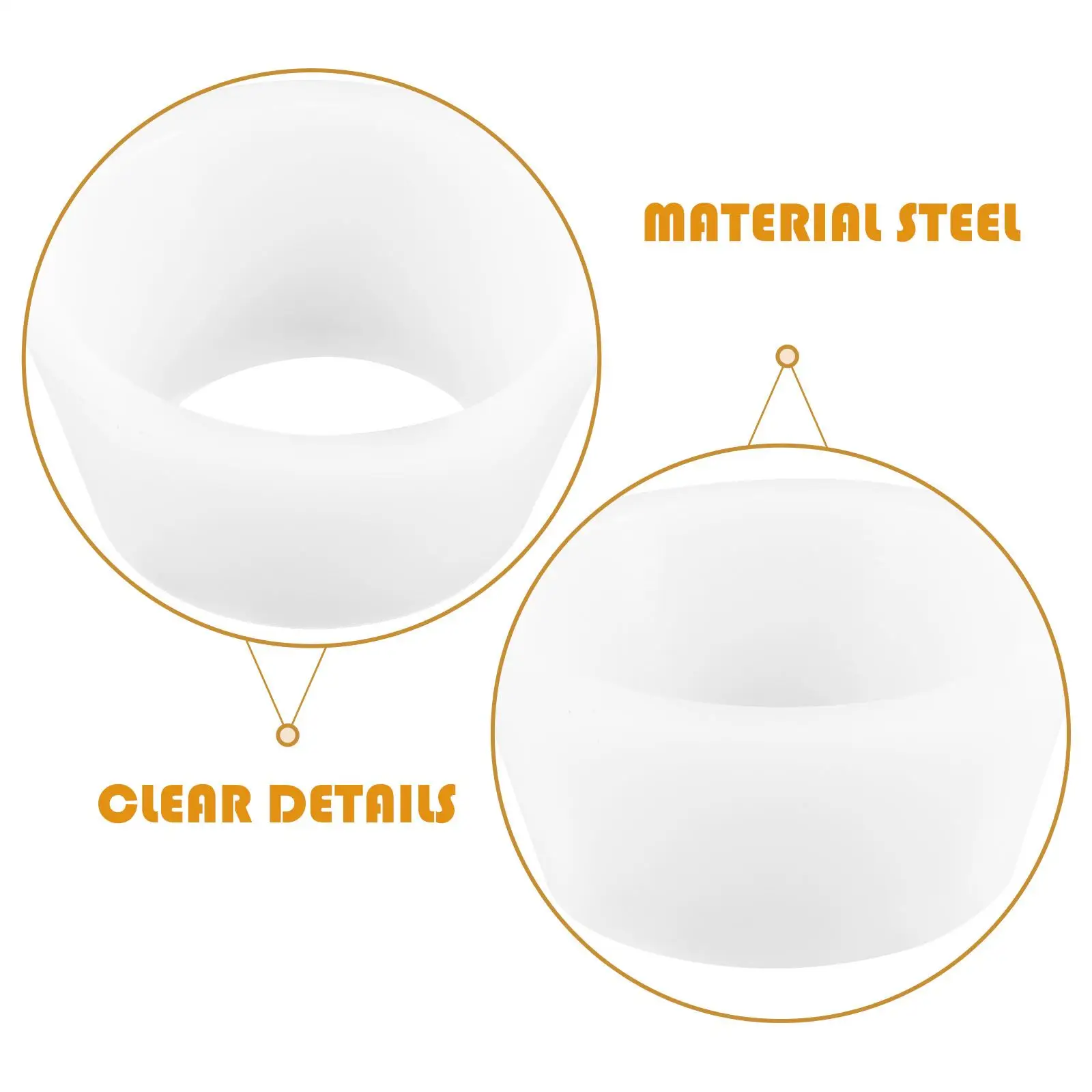 9 Pcs Silicone Sealing Ring Reusable Filter Adapter Funnel Filtering Kit Tapered Collar Flask Attachment Funnel Adapter Cones