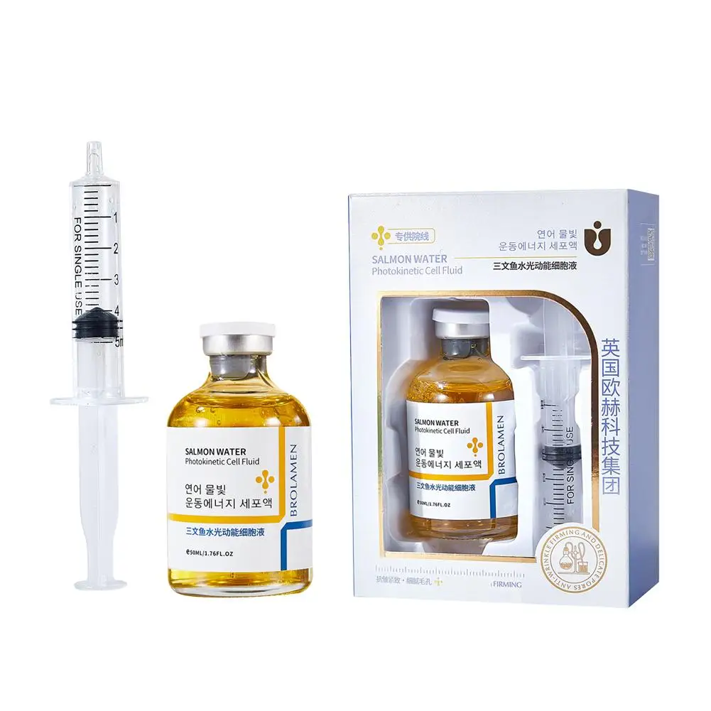 Esencia rejuvenecedora, agua de salmón dorado, celda energética ligera, esencia líquida nutritiva, reduce los poros, hidratante, rejuvenecimiento de la piel