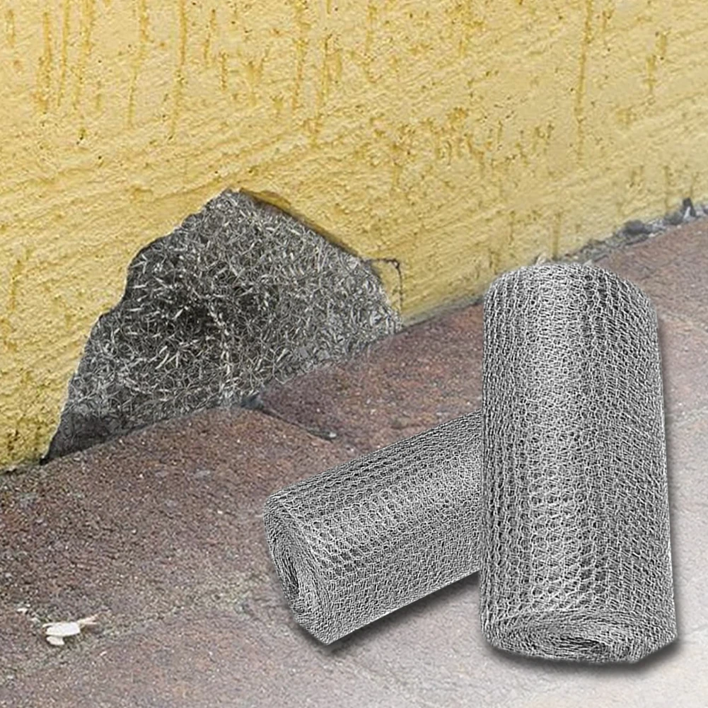 3/6/9/12/15M Filter Wire Mesh Pest Protection Mesh Stainless Steel Mesh Insect Screen for Hole Filler Protect Seedlings & Seeds
