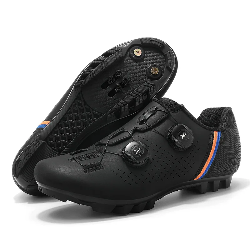 

1 Pair Bicycle Professional Cycling Shoes Road Bike Shoes Breathable Non-slip Hard Soled Cycling Casual Mountain Riding Shoes