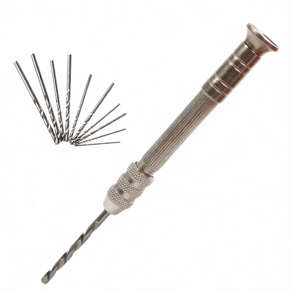 Model Kit Vise - Manual Rotating Hand Drill Tool For