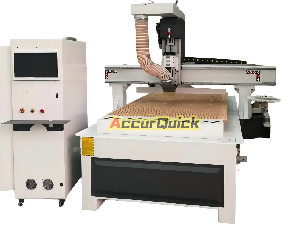 Auto Tool Changer 9KW Air Cooling ISO30 ATC Spindle Wood CNC Router with Factory Price