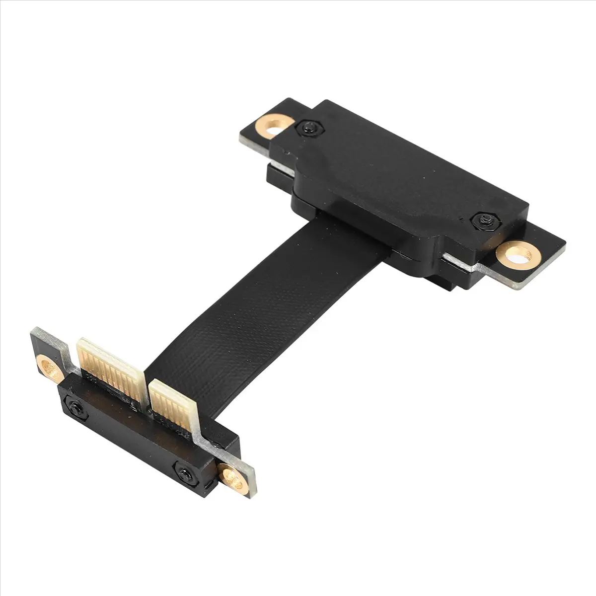 

A40I PCIE X1 Riser Cable Dual 90 Degree Right Angle PCIe 3.0 X1 to X1 Extension Cable 8Gbps PCI Express 1X Riser Card - 5CM