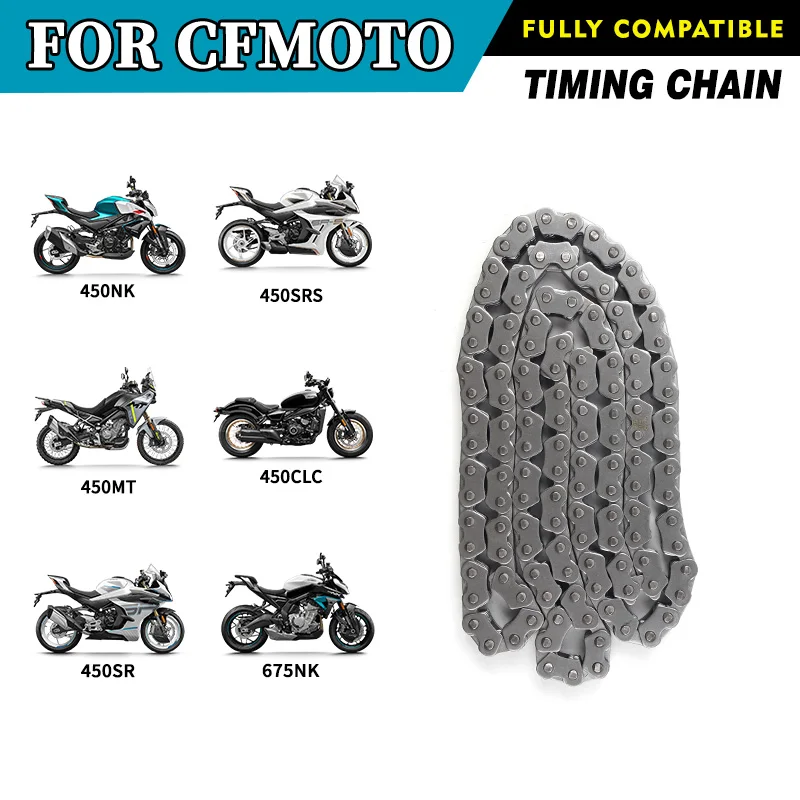 

Цепь ГРМ двигателя CFMOTO 450NK 450MT 450SR 450SRS 450CLC 675NK Цепь ГРМ для мотоцикла 126, оригинальные детали для мотоцикла Subsection