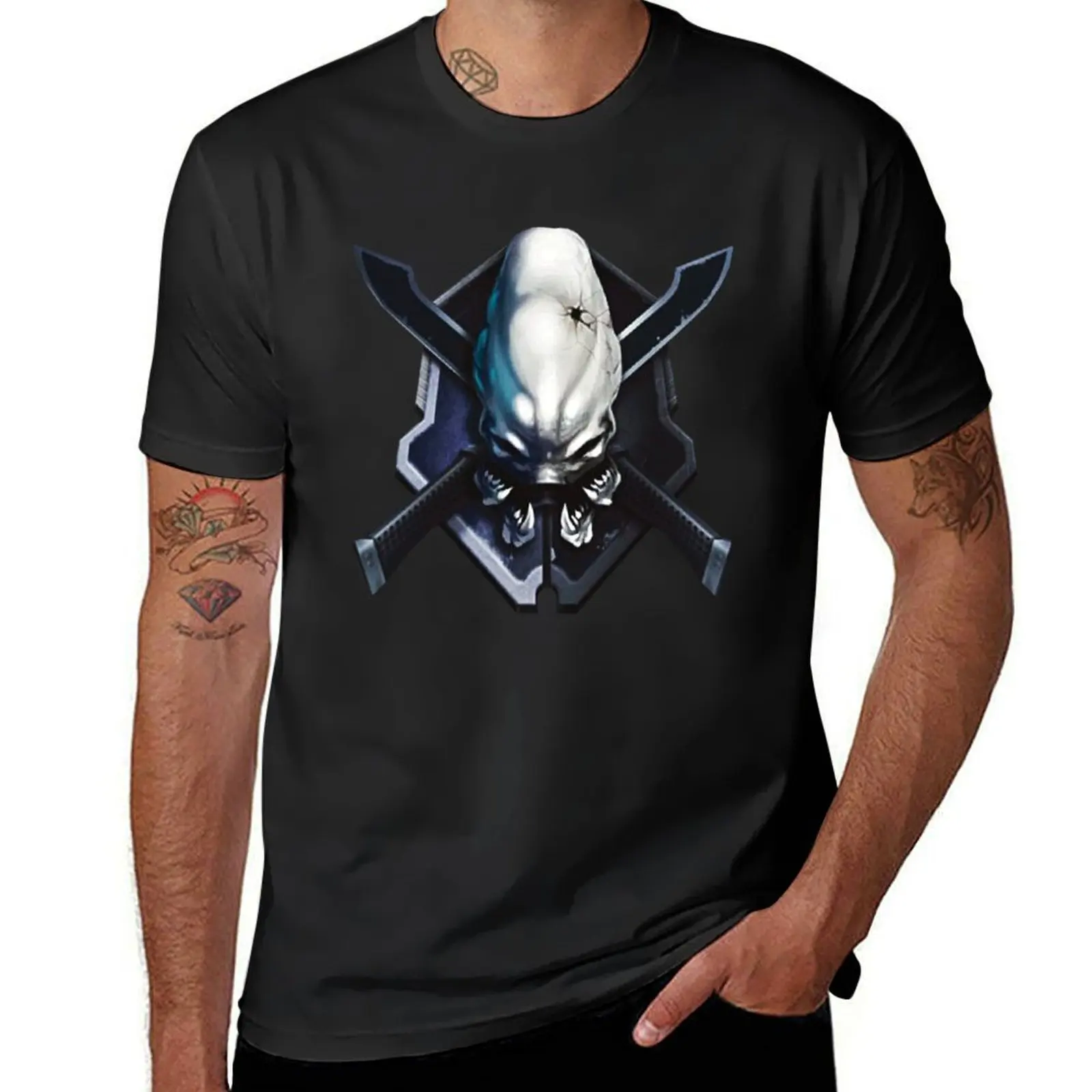 

Skull T-Shirt boys whites aesthetic clothes customs hippie clothes Men's t shirts