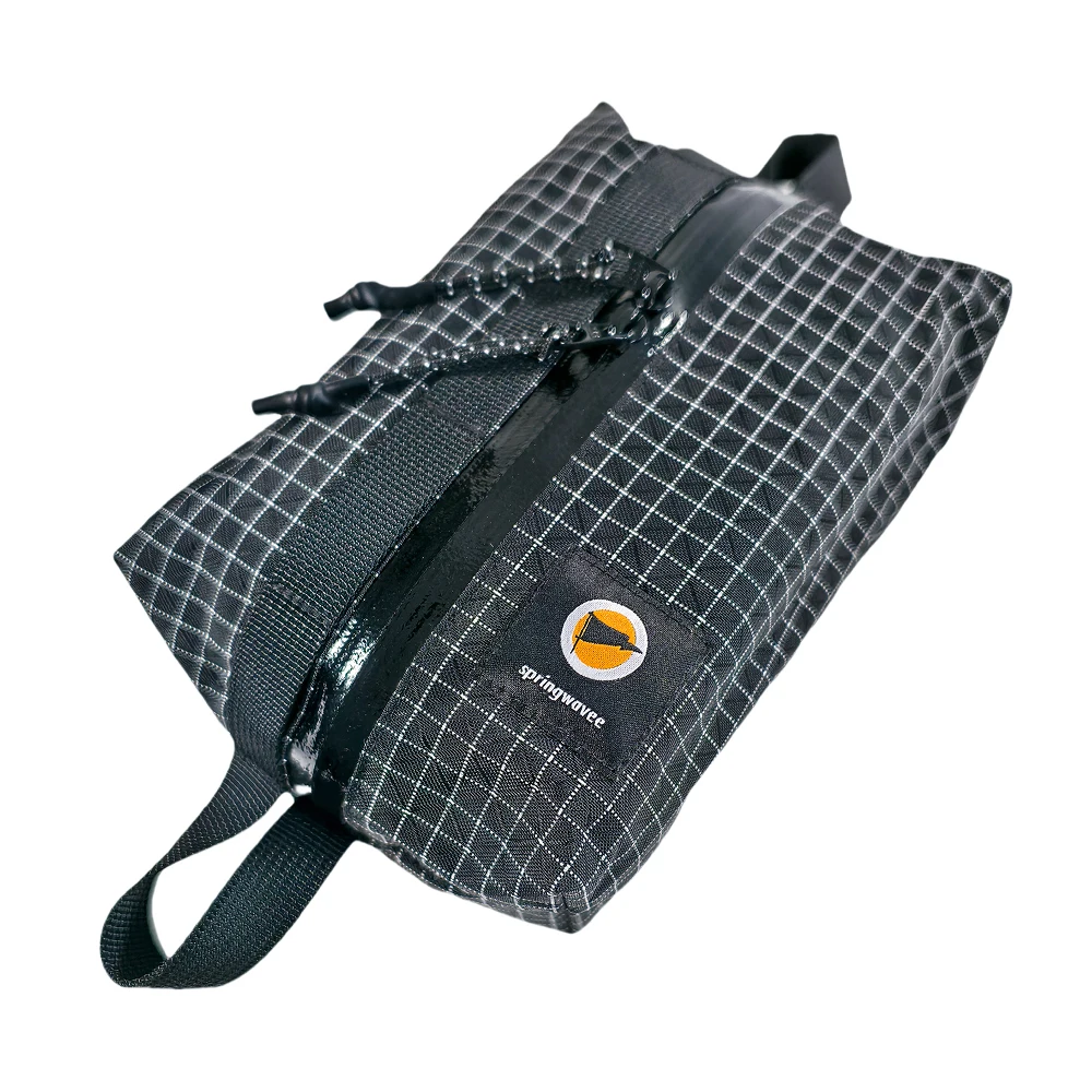

27g 1L Camping Organizer Bag - Waterproof UHMWPE xpac Toiletry Pouch For Hiking, Travel Outdoor Compact Dry Bag For Wet Wipes