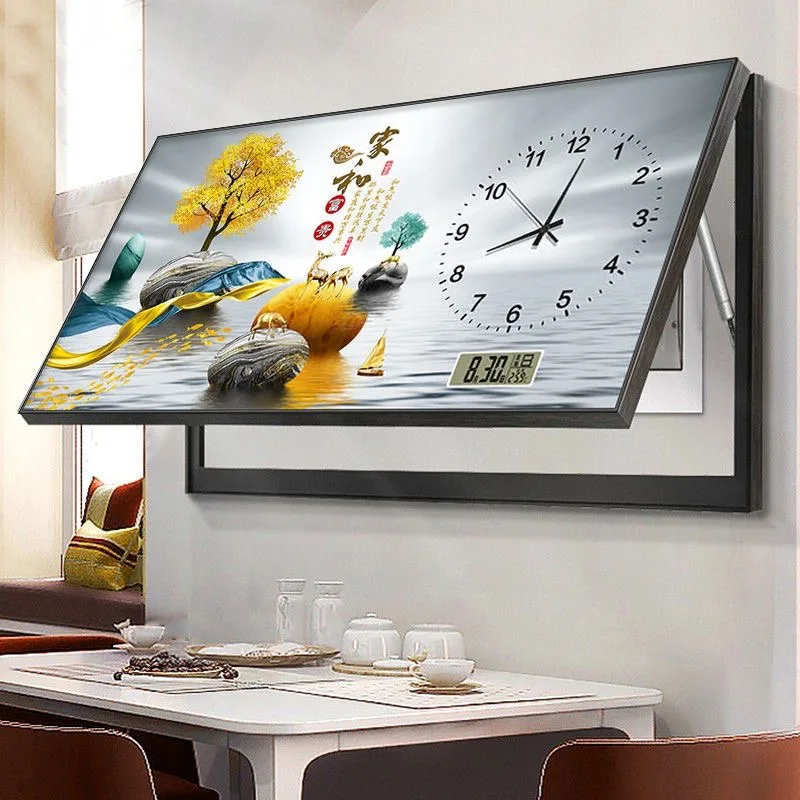 

Декоративная картина большого размера для маскировки электросчетчика, блока питания, воздушного выключателя, настенная картина для ресторана