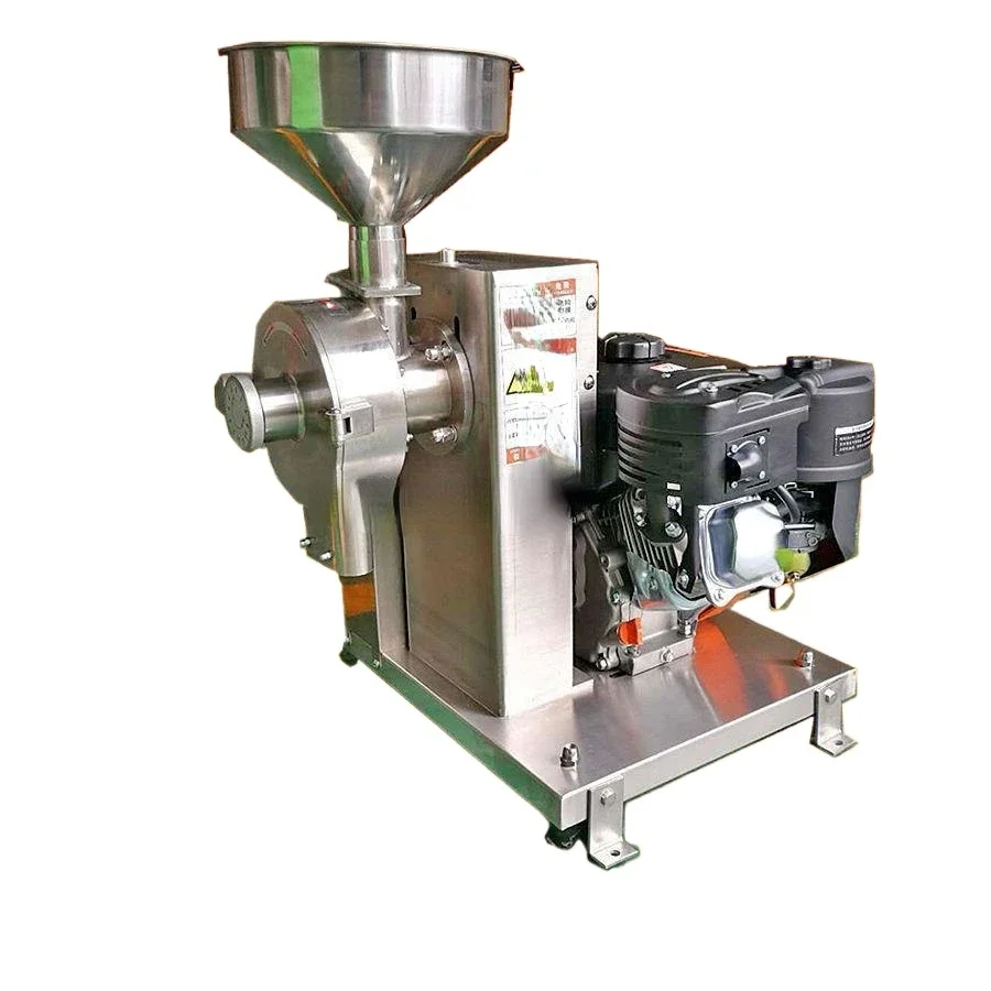 

for Cereal Grain Milling Machine Medicinal Materials Powder Machine Commercial Mobile Stall Grinder Mobile Gasoline