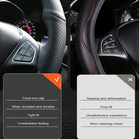 8 best sales w204 steering wheel cover - №1