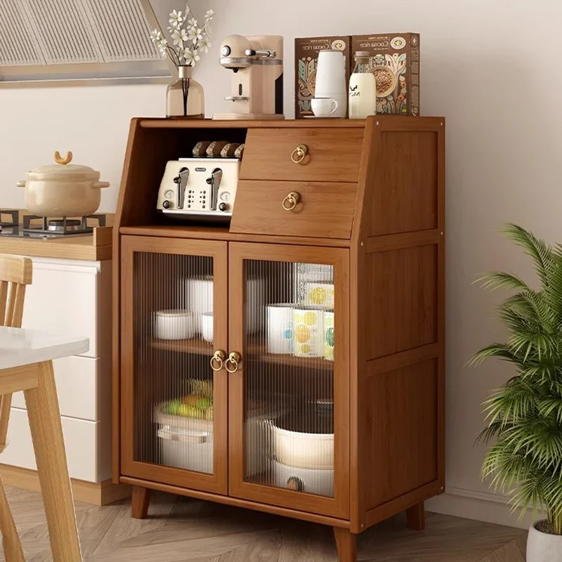 Sideboard Interior Multifunction Home Organizer Minimalist Coffee Corner Cupboard Storage Locker Kitchen Side Table Furniture