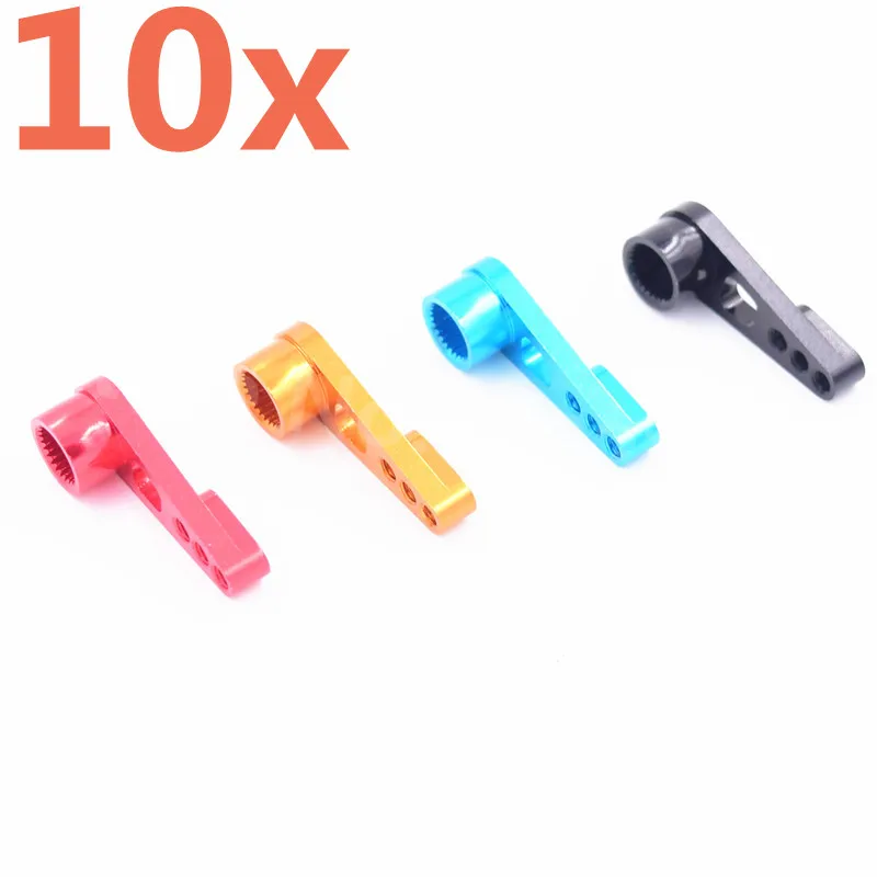 10Pieces RC Cars 25T Tooth Steering Half Servo Arms Horn For RC Hobby Model Car/Boat Wltoys 12428 12429