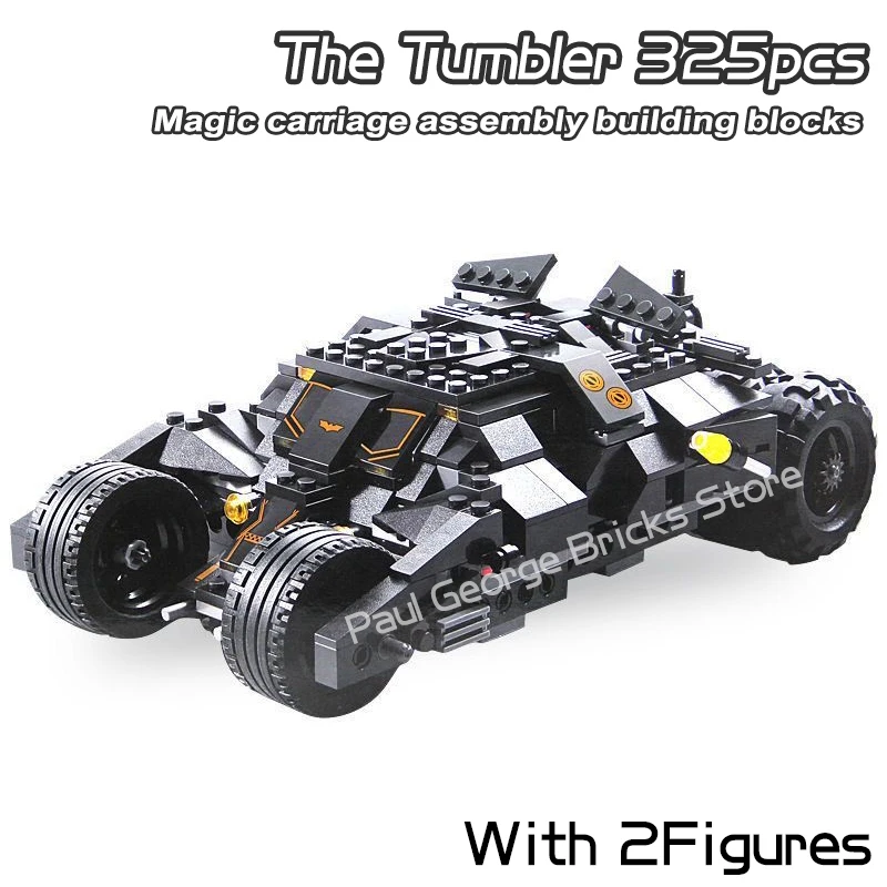 

Super Hero Series Classic The Tumbler Building Blocks Night Knight Batmobile Bricks Car Model Toys For Children Boys Gifts