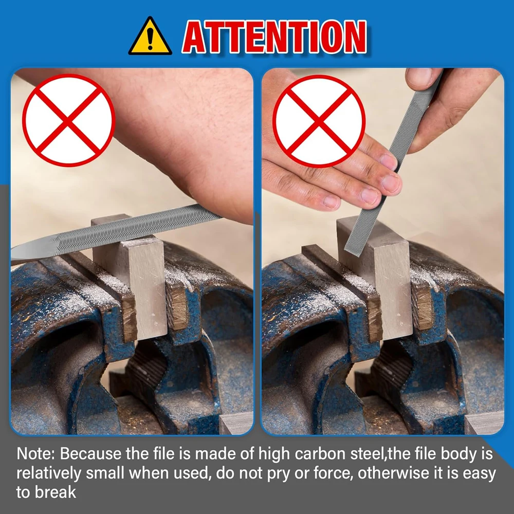 Mini-Nadelfeilen-Set aus Metall, 5/10 Stück, kleines Handfeilen-Set für detaillierte, präzise Arbeiten, Feilenwerkzeuge aus gehärtetem legiertem Stahl – Detail 14
