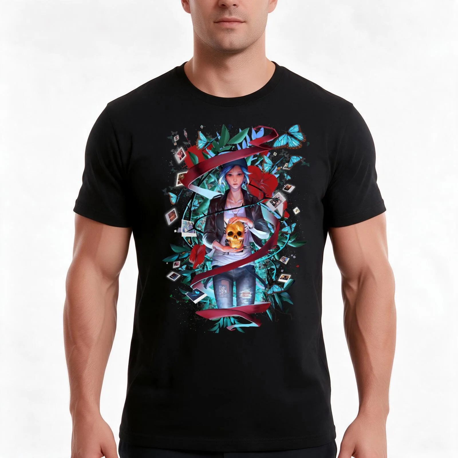 Trapped by Destiny T-Shirt Summer Casual Cotton Tee Oversized Streetwear Tops Vintage Graphic Print Loose Fit Short Sleeve