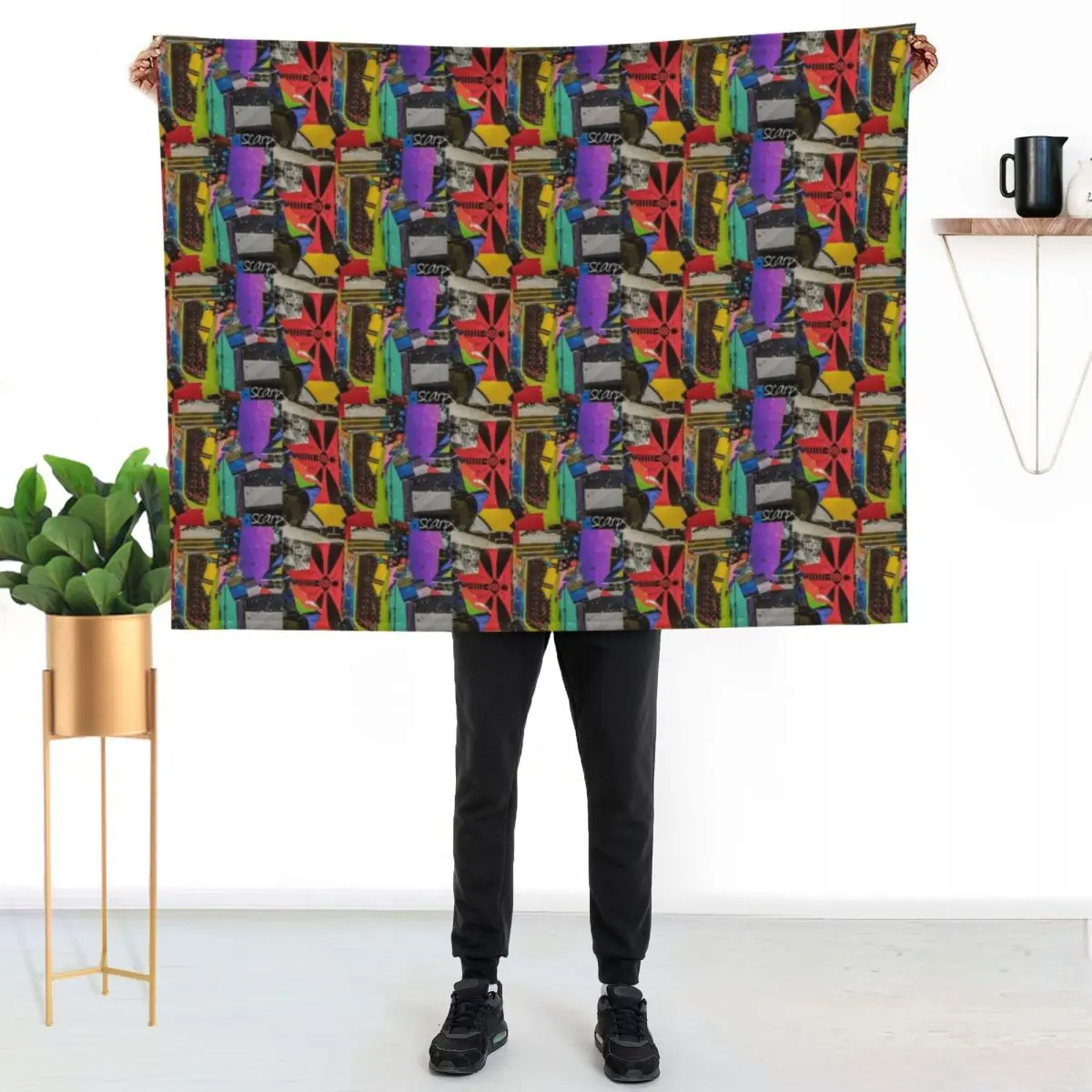Robot brain 2 Throw Blanket christmas decoration wednesday Flannel Fabric Thermal warm for winter Summer Blankets