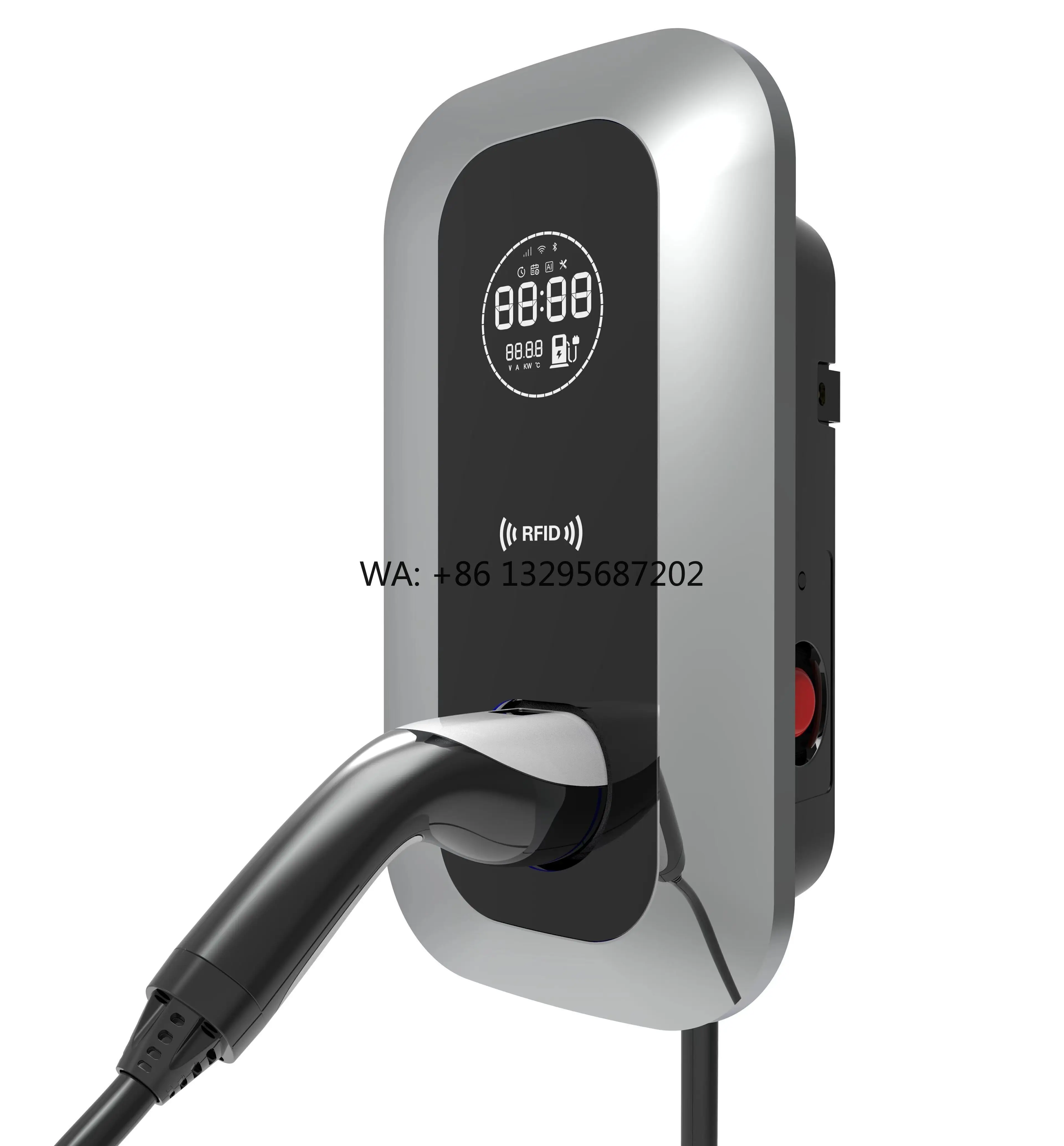 

Новая зарядная станция JET JET22S 32А 380В для электромобилей с поддержкой OCPP 1.6, настенный зарядный блок Type2, поддержка оплаты кредитными картами