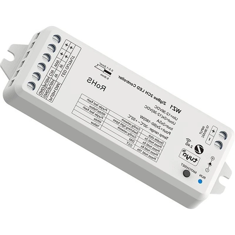 abzl-wz1-zigbee-30-rf-2-ch-12-36v-for-single-color-cct-led-strip-led-controller-2-channels-cloud-wireless-remote-control