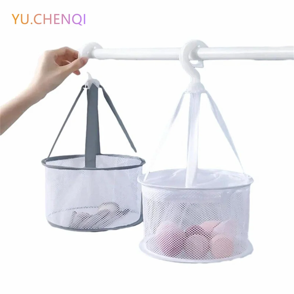 Makeup Sponge Mesh Bag Drying Hanging Hang Basket Makeup Brush Powder Puff Beauty Egg Storage Rack Professional Makeup Tools