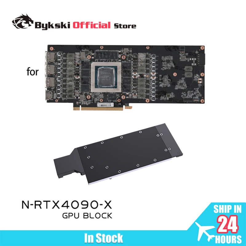 

Водяной блок графического процессора Bykski N-RTX4090-X для турбины NVIDIA RTX 4090/видеокарты Leadtek RTX4090/утолщенная медная пластина