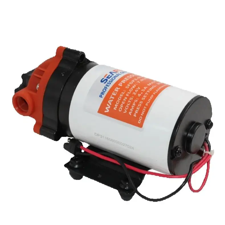 

Мембранный насос высокого давления серии SEAFLO 31 80PSI 24 В SFDP2-018-080-31 для лодок-фургонов
