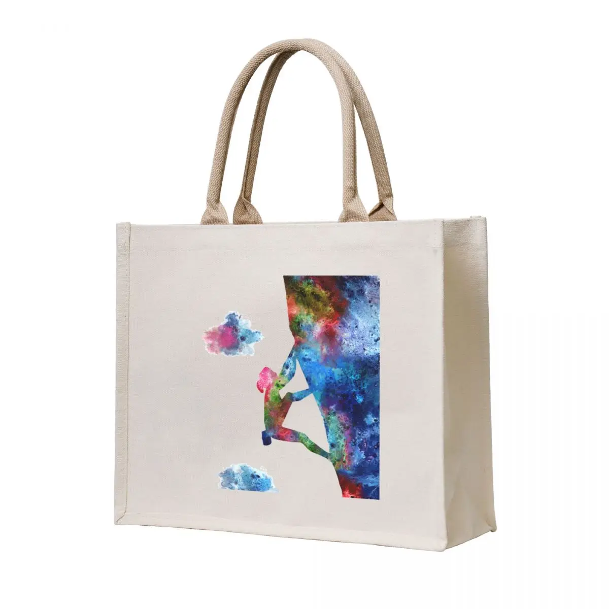 

Rock climbing extreme sport woman, climbing woman, climber Tote Bag tote bag shopper bag woman shopping