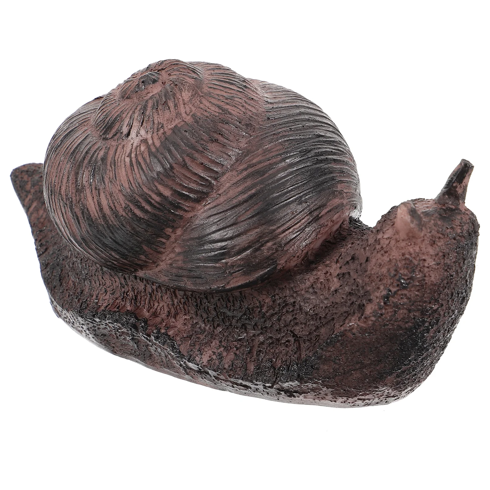 Simulated Stone Key Box Hider Outdoor Snail Storage Container Weather Proof Yard Decor Garden Accessory Solution Resin