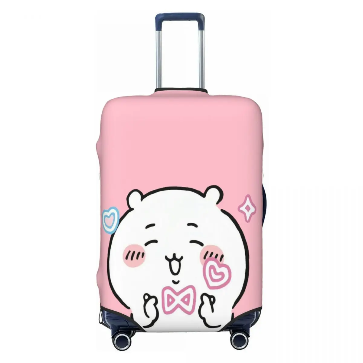 

Custom Chiikawa Cartoon Travel Luggage Cover Dust Proof Suitcase Cover Protector Fit 18-32 Inch