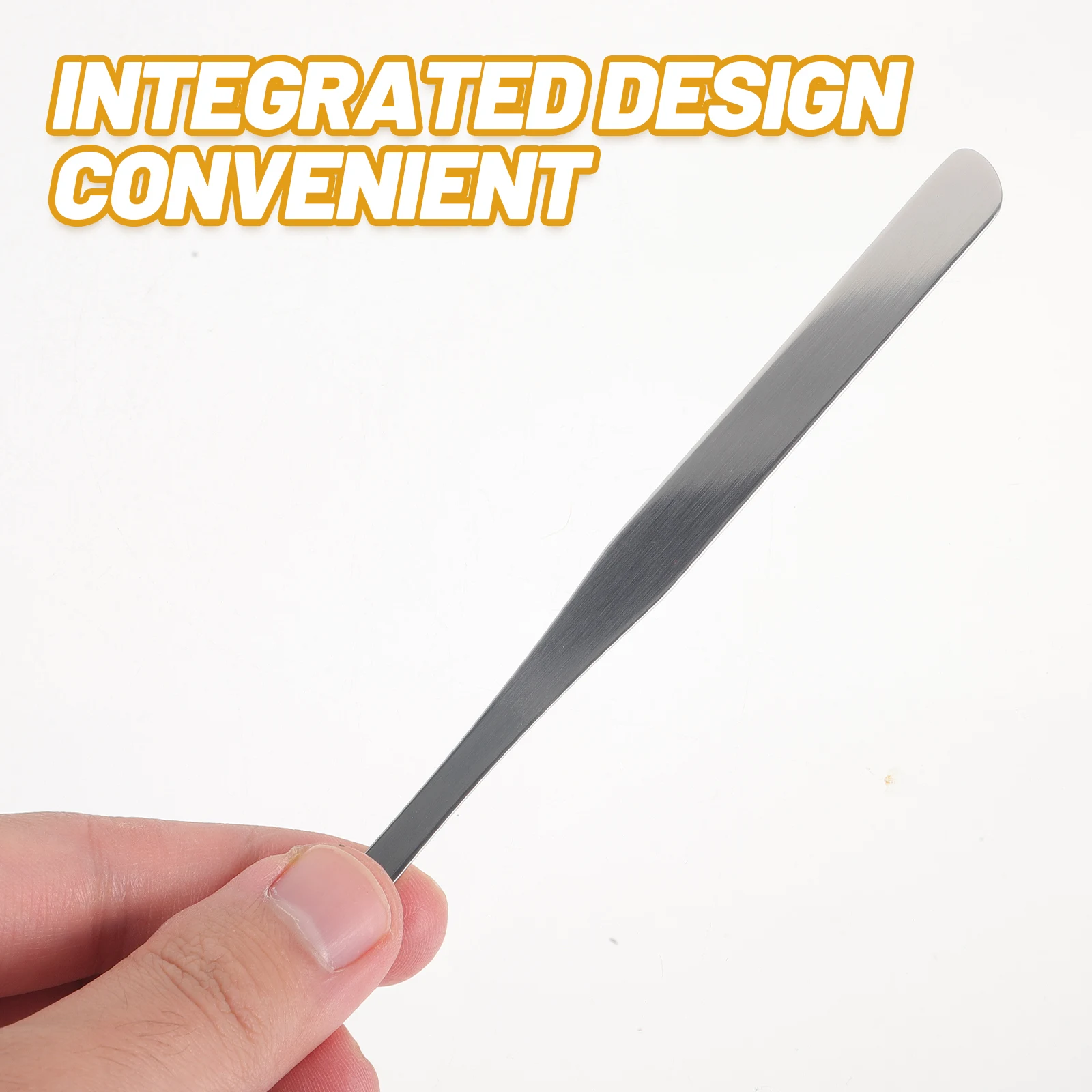 

3pcs Steel Spatula Foundation Mixer Scraping Stick Palette Makeup Tools Korean Makeup Spatula Nail Art