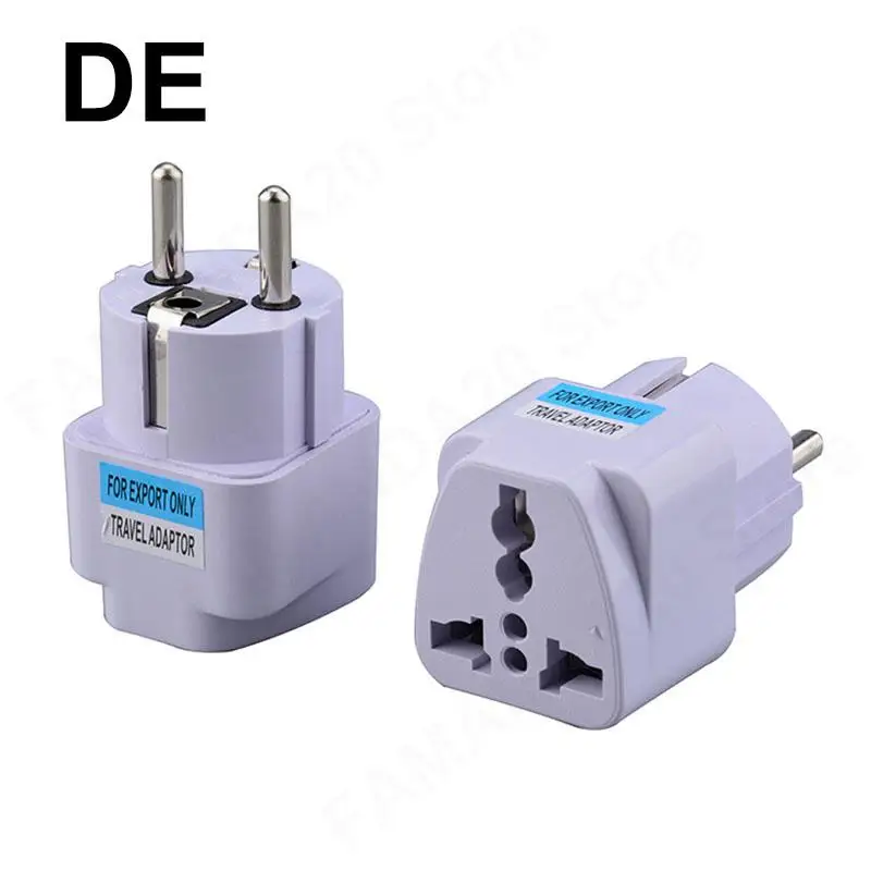 Universal US/UK/AU/DE/itlay Plug Adapter USA To Euro Europe AC Power Wall Charger Adapter Converter Travel 2 Pin Socket m20 - view 3