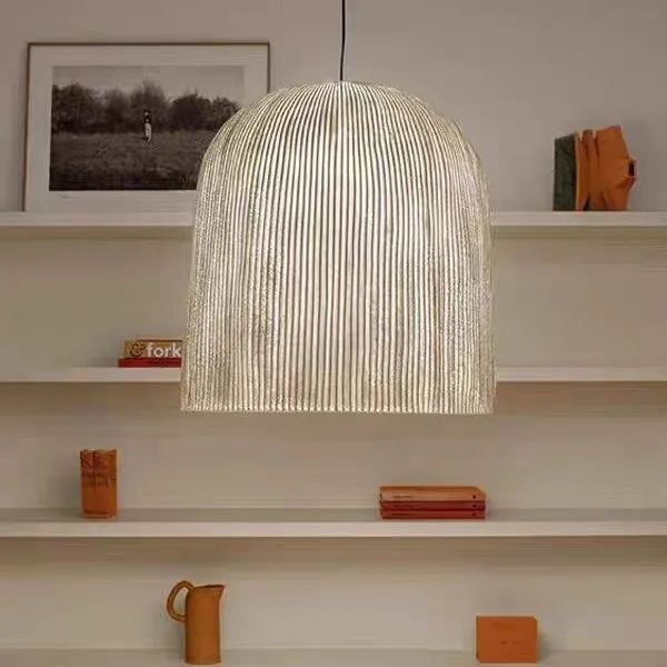 

Spanish Designer Stainless Steel LED Pendant Lamp Nordic Postmodern Romantic Restaurant Homestay Decoration Atmosphere Lamp