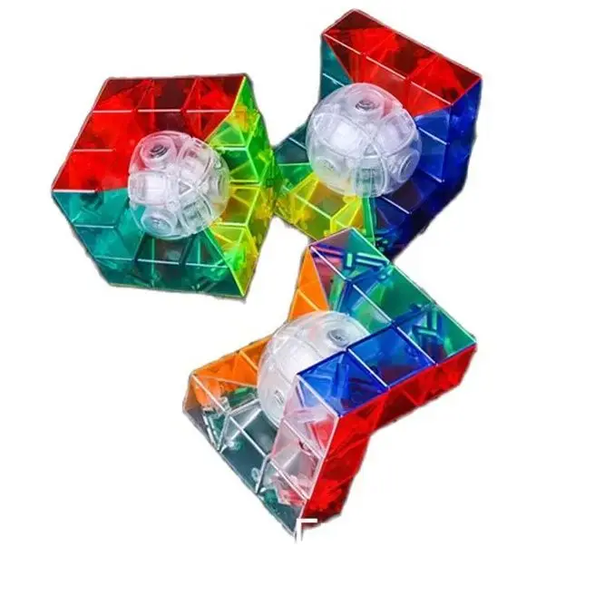 Original Moyu MoFangJiaoShi Geo Cube A B C  Magic Puzzle Cube MFJS Geometry Cube toy Specail Shape Puzzle Twist Educational toys