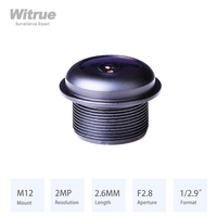 Witrue M12 CCTV Lens 2.6MM Aperture F2.8 Format 1/2.9\
