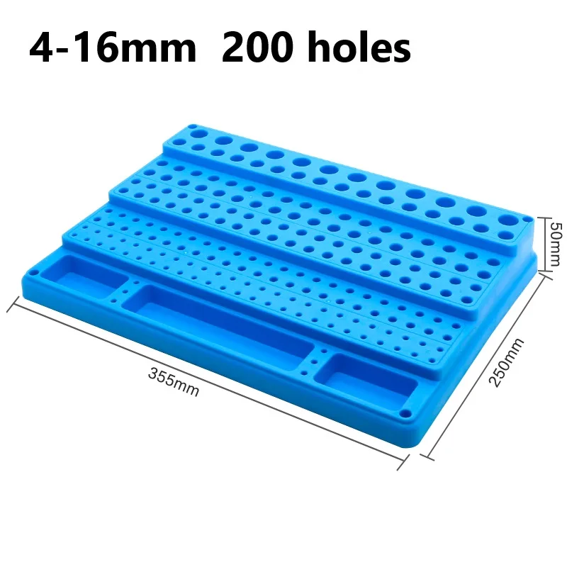 Tool Holder 82-288 Holes CNC Storage Box Organizers Box Drill Bit End Milling Tool 4-32mm For CNC Machining Center Tools