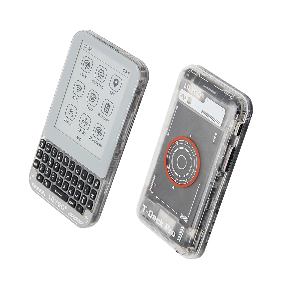 Плата разработки T-Deck-Pro ESP32-S3 с 3,1-дюймовым Wi-Fi электронной бумагой для Bluetooth SX1262 LoRa GPS TF-карты Комплекты микрофонов и динамиков